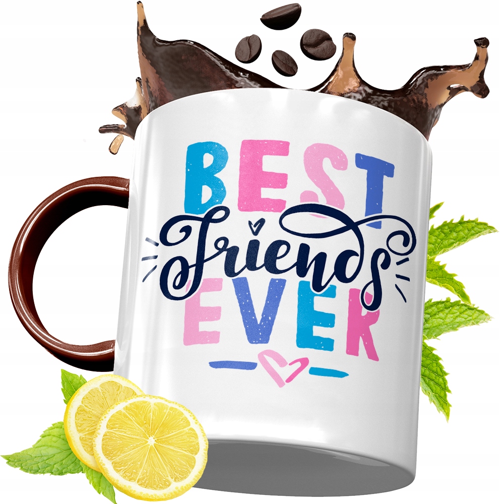 Kubek Bordowy Dla Przyjaciela Na Urodziny Prezent Z Nadrukiem Ze Zdjęciem