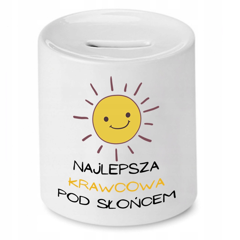 Skarbonka Dla Krawcowej Krawca Najlepsza Pod Z Nadrukiem Ze Zdjęciem