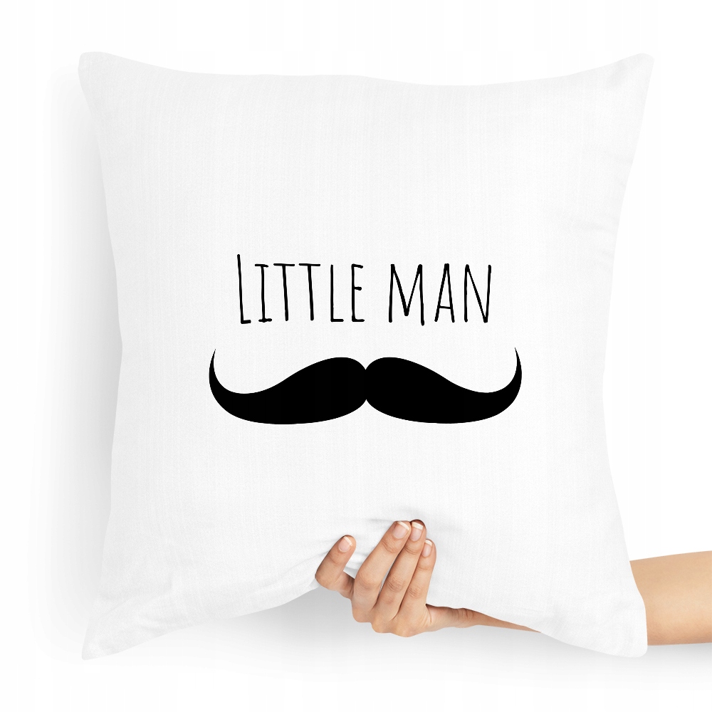 Poduszka Prezent Dla Syna Syneczek Little Man Z Nadrukiem Ze Zdjęciem