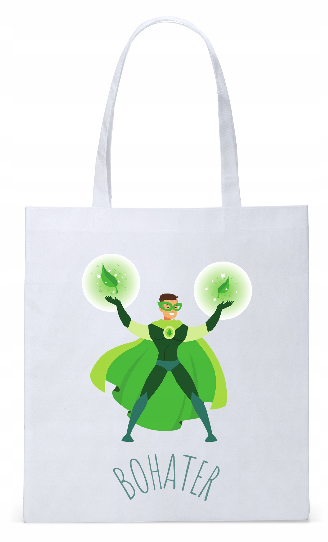 Dla Dzieci Syna Córki Torba Eco Biała Shopper Z Nadrukiem Ze Zdjęciem