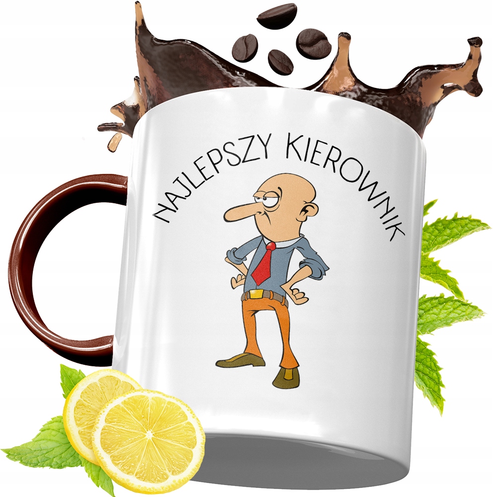 Kubek Bordowy Dla Kierownika Na Urodziny Prezent Z Nadrukiem Ze Zdjęciem