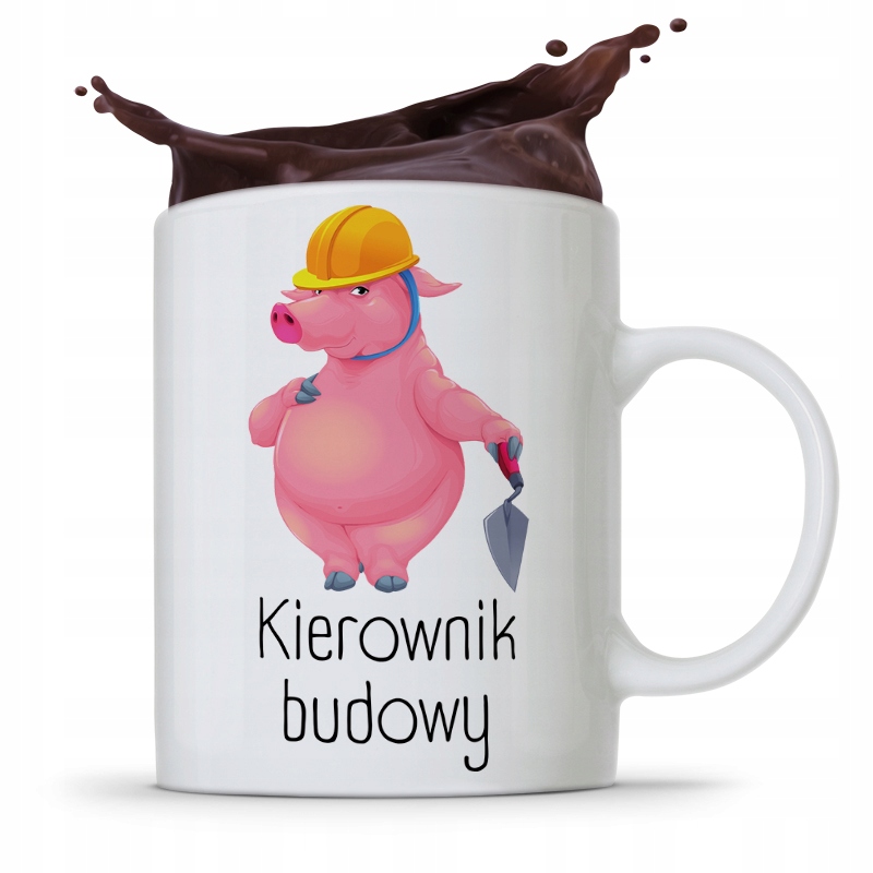 Kubek Budowlańca Majstra Kierownik Budowy Prezent Z Nadrukiem Ze Zdjęciem