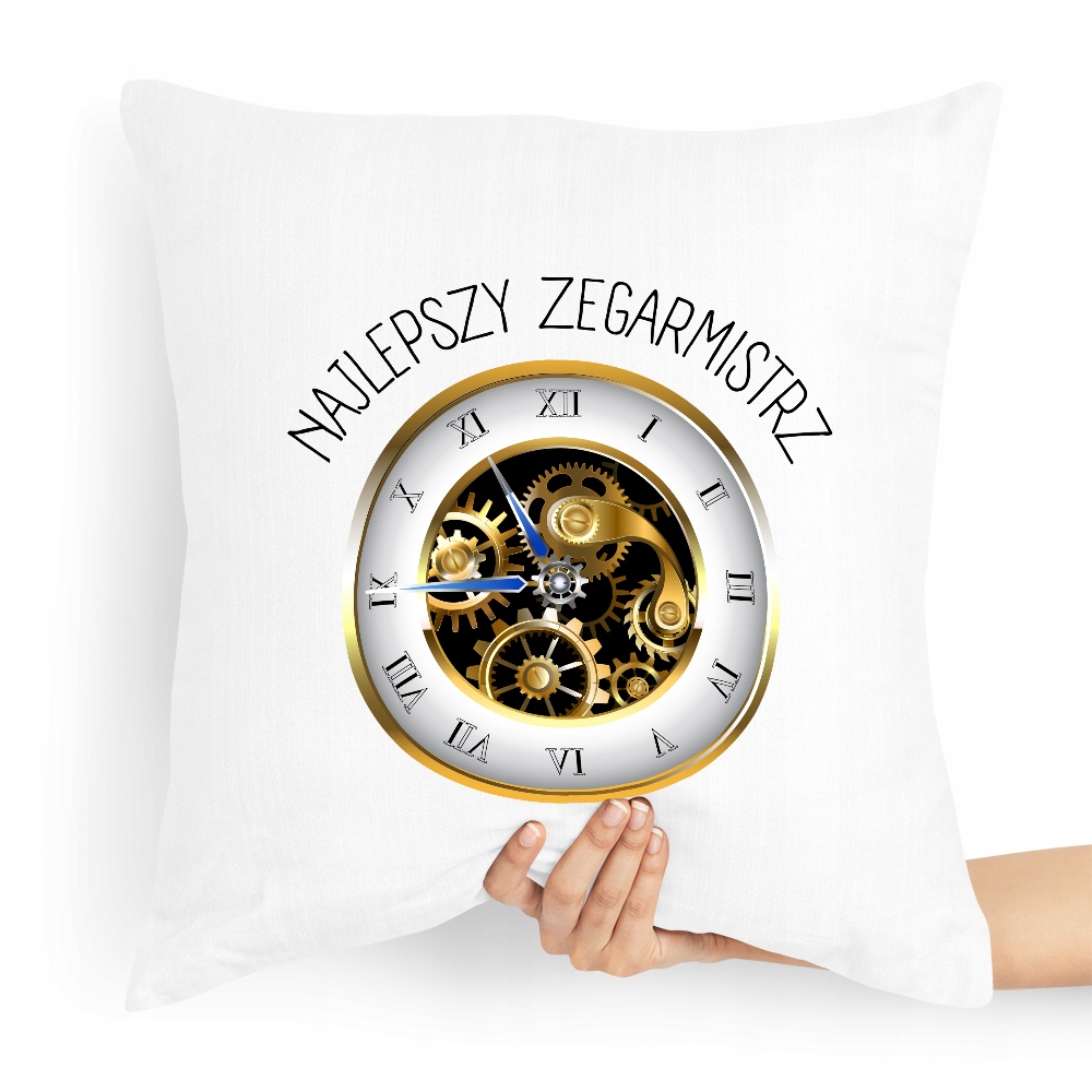 Poduszka Dla Zegarmistrza Najlepszy Zegarmistrz Z Nadrukiem Ze Zdjęciem