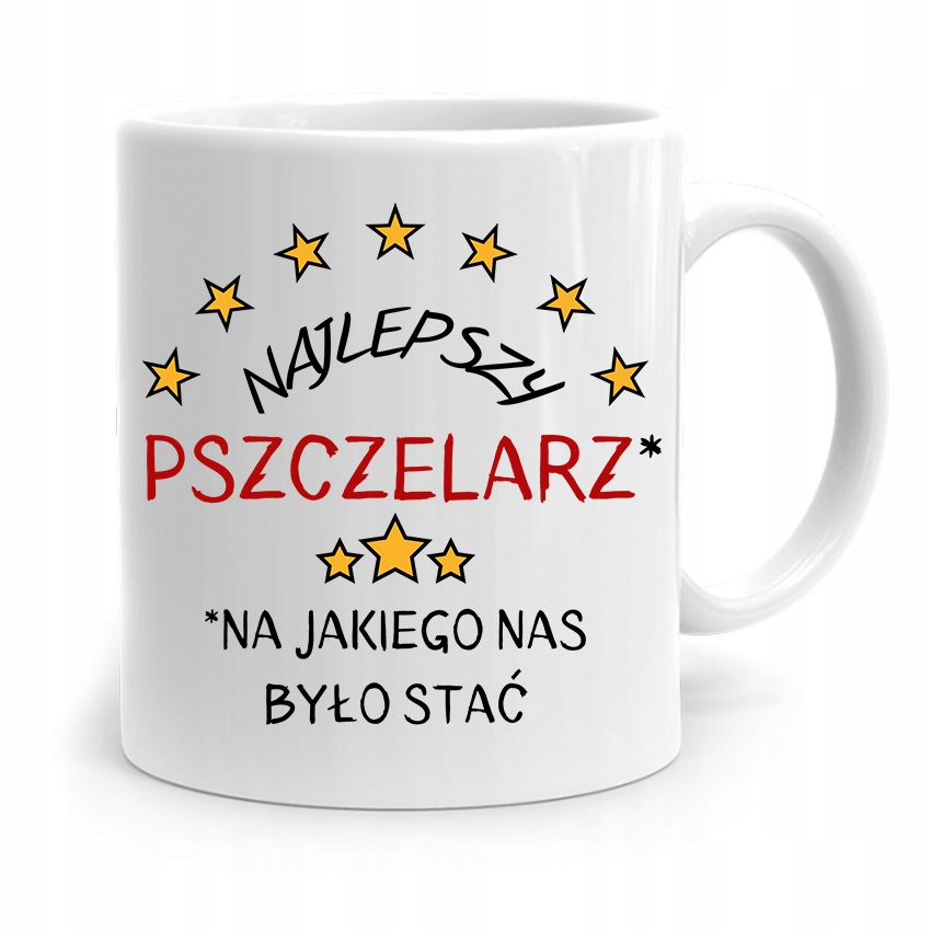 Kubek Prezent Dla Pszczelarza Najlepszy Pszczelarz Z Nadrukiem Ze Zdjęciem