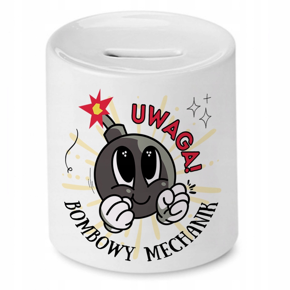 Dla Mechanika Skarbonka Na Urodziny Na Prezent Z Nadrukiem Ze Zdjęciem