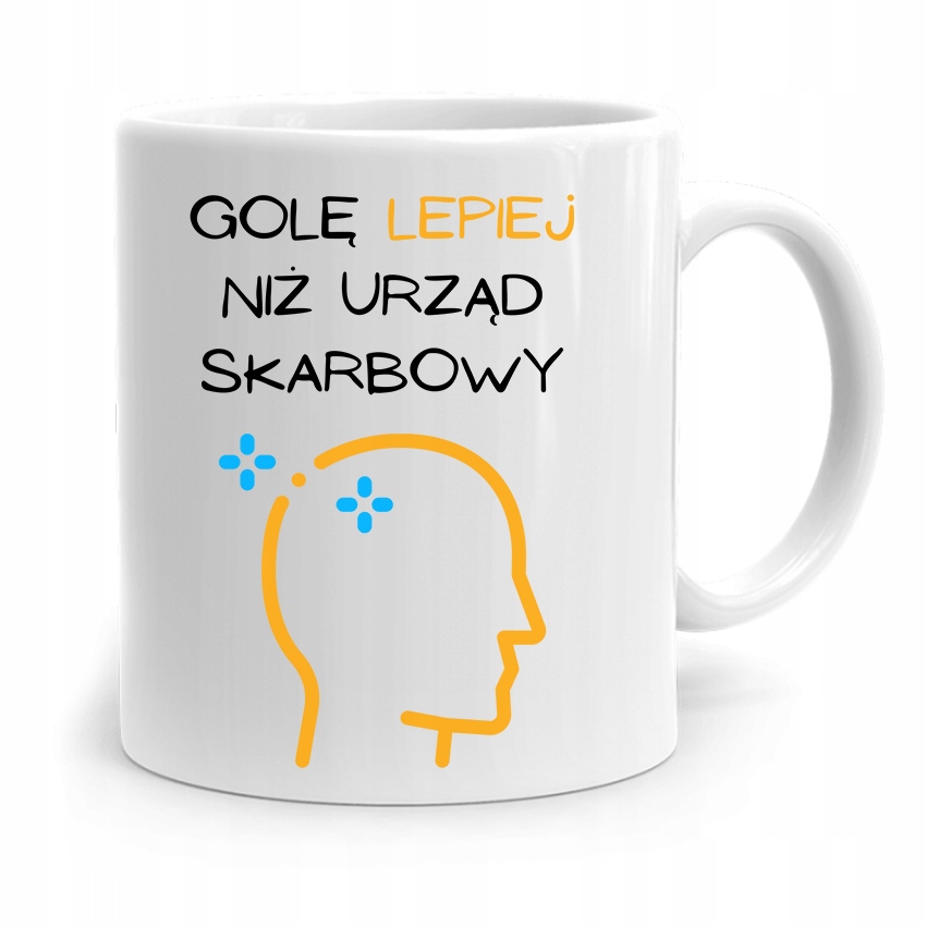 Kubek Dla Fryzjera Golę Lepiej Niż Urząd Skarbowy Z Nadrukiem Ze Zdjęciem