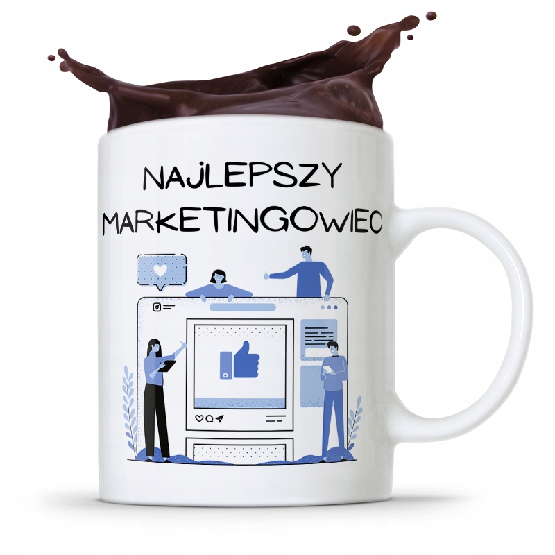 Dla Marketingowca Kubek Najlepszy Marketingowiec Z Nadrukiem Ze Zdjęciem