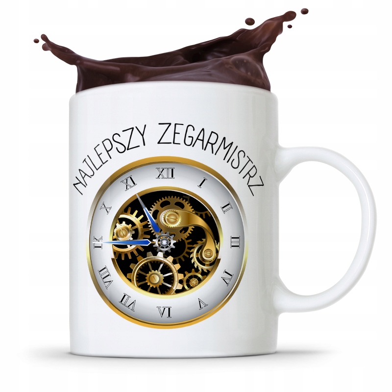 Kubek Prezent Zegarmistrza Najlepszy Zegarmistrz Z Nadrukiem Ze Zdjęciem