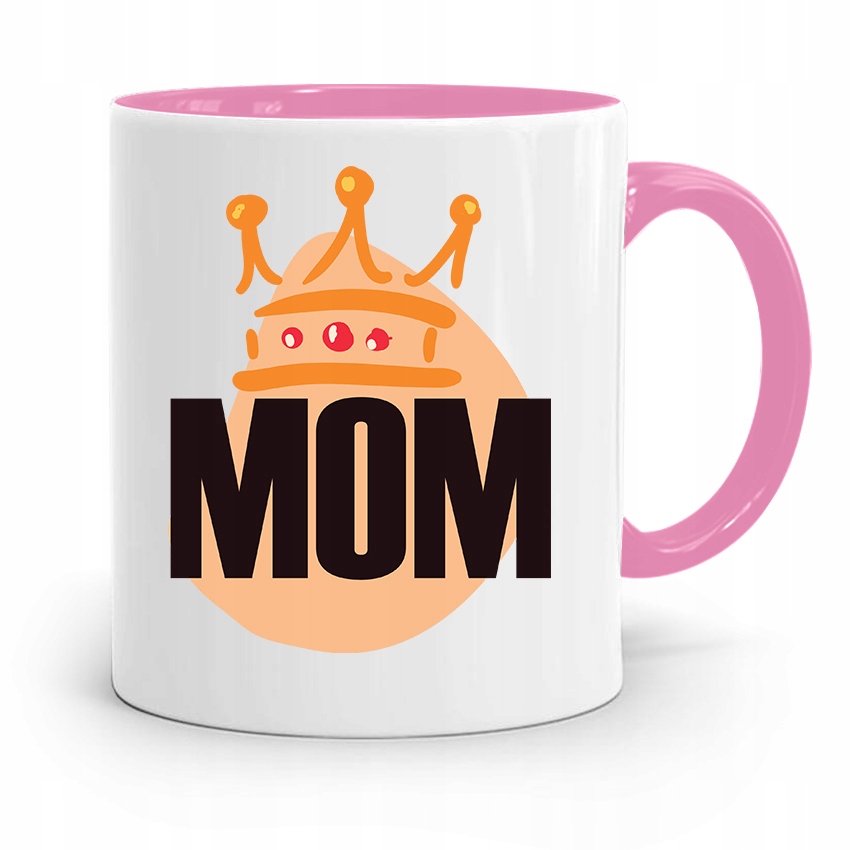 Kubek Różowy Prezent Dla Mamy Matki Mom Prezent Z Nadrukiem Ze Zdjęciem