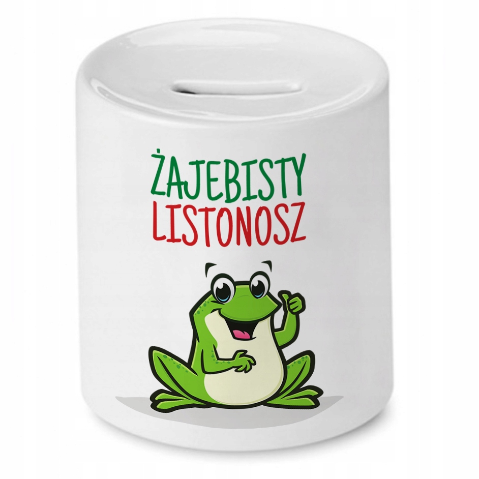 Skarbonka Dla Listonosza Żajebisty Listonosz Z Nadrukiem Ze Zdjęciem