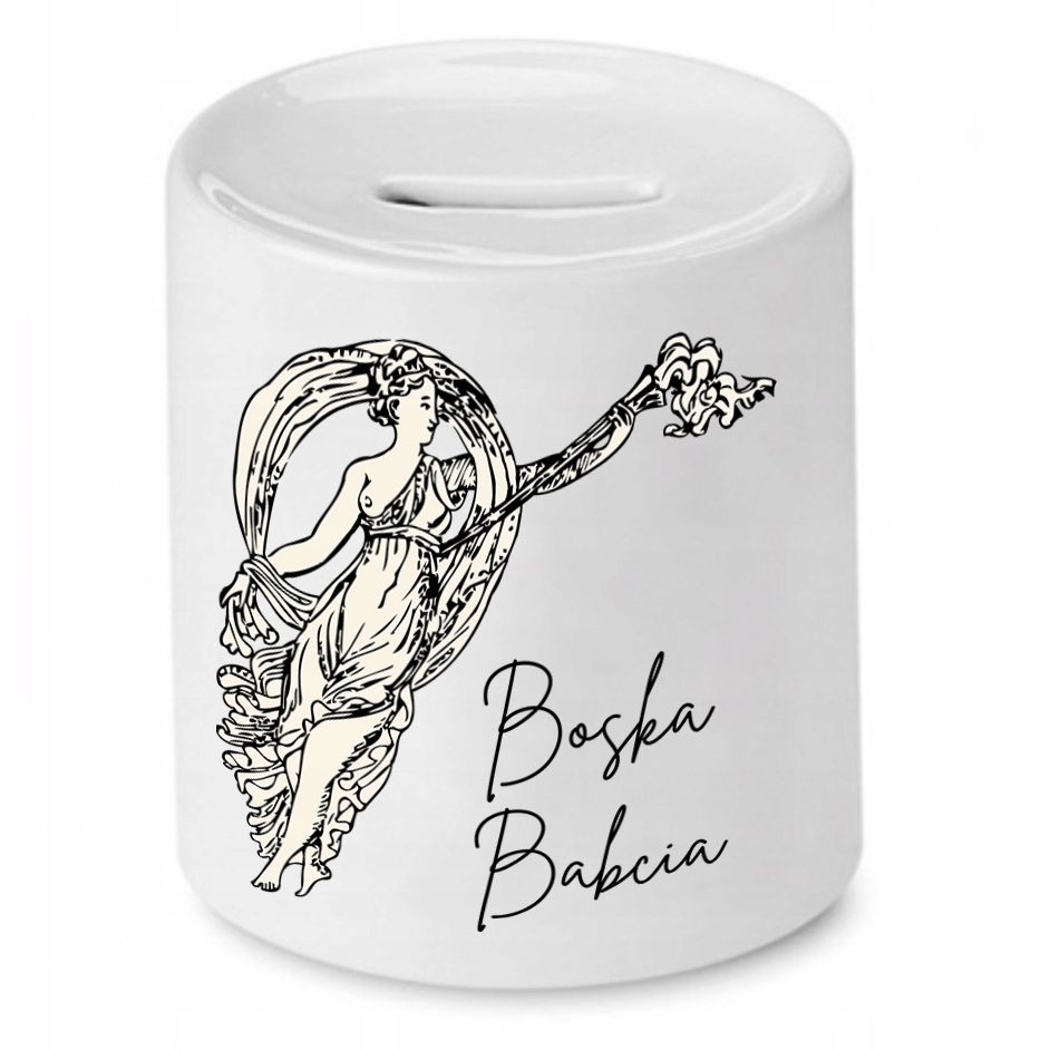 Skarbonka Dla Babci Boska Babcia Prezent Z Nadrukiem Ze Zdjęciem