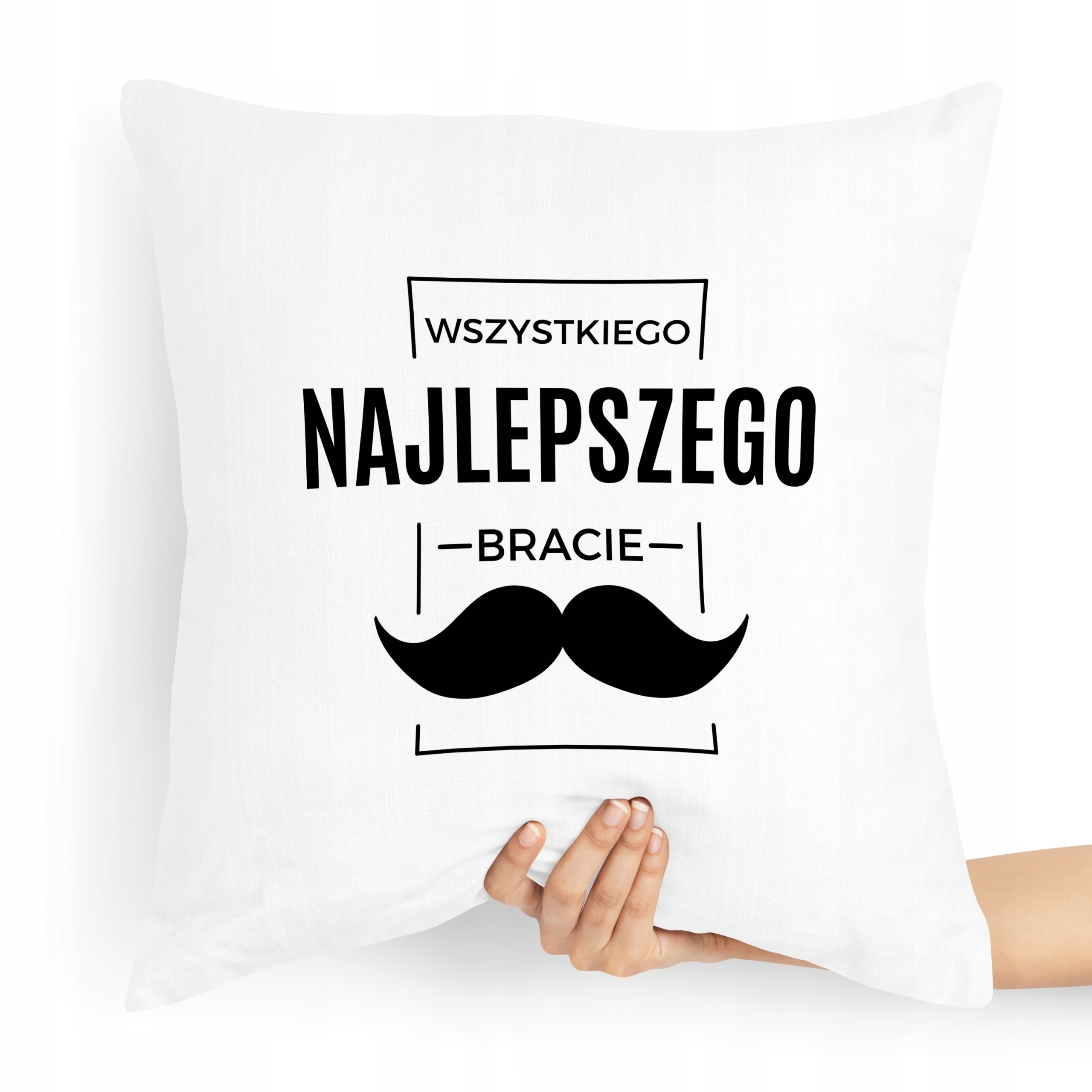 Poduszka Prezent Dla Brata Wszystkiego Najlepszego Z Nadrukiem Ze Zdjęciem