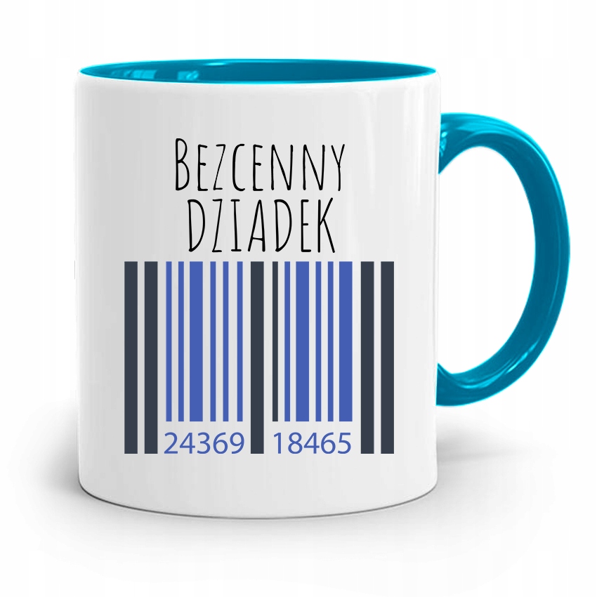 Kubek Błękitny Dzień Dziadka Bezcenny Dziadek Z Nadrukiem Ze Zdjęciem