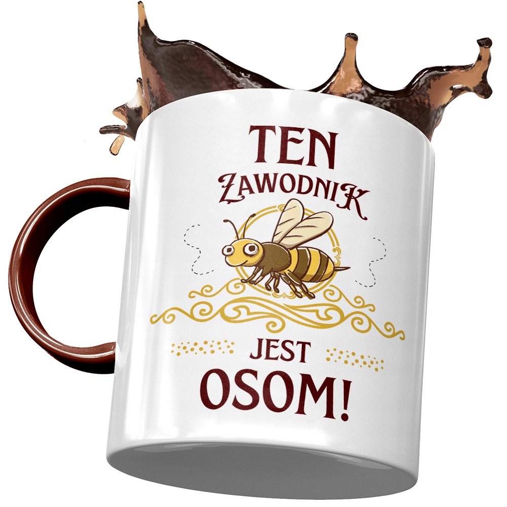 Kubek Bordowy Dla Zawodnika Jest Osom! Prezent Z Nadrukiem Ze Zdjęciem