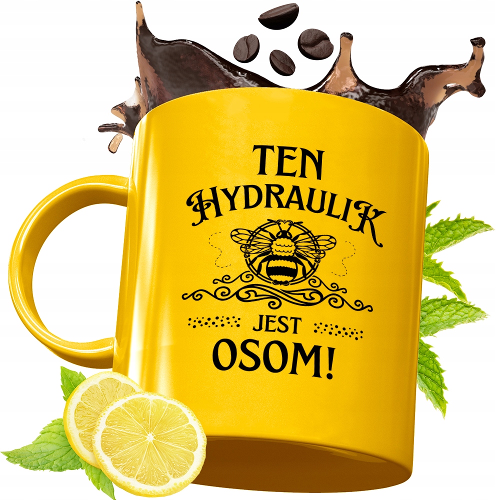 Złoty Kubek Premium Dla Hydraulika Prezent Z Nadrukiem Ze Zdjęciem