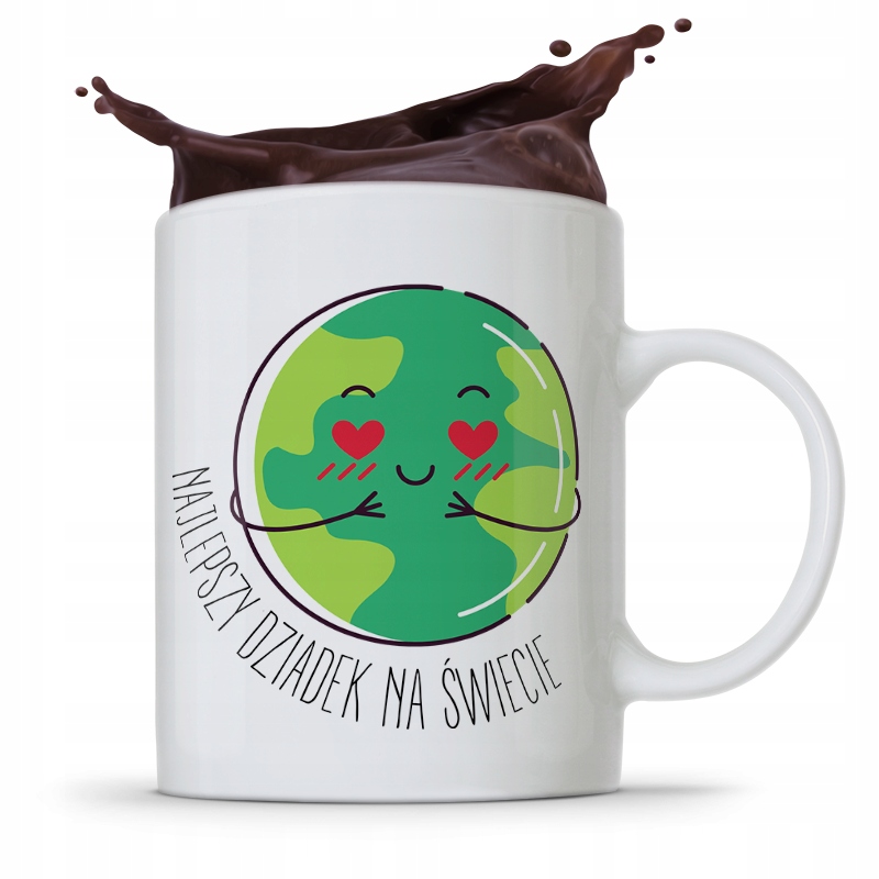 Kubek Prezent Dzień Dziadka Najlepszy Dziadek Z Nadrukiem Ze Zdjęciem