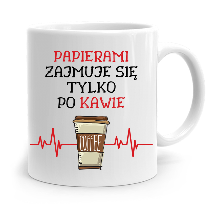 Kubek Prezent Dla Sekretarki Zajmuje Się Po Kawie Z Nadrukiem Ze Zdjęciem