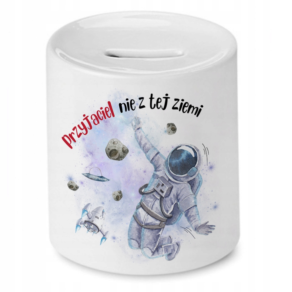 Dla Przyjaciela Skarbonka Na Urodziny Prezent Z Nadrukiem Ze Zdjęciem