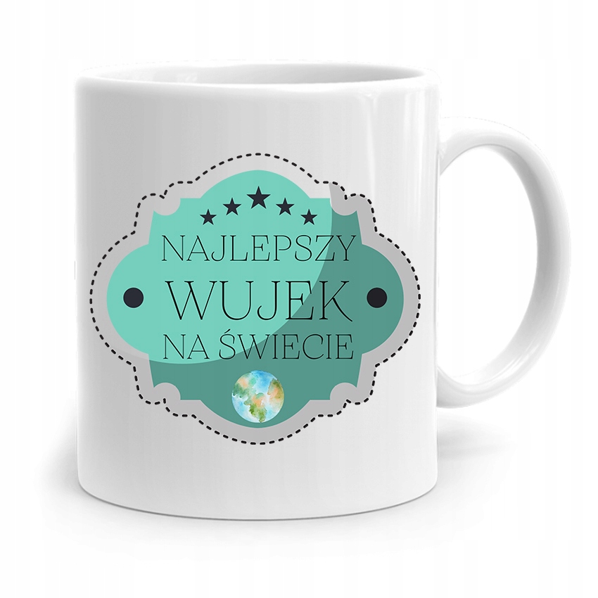 Kubek Prezent Dla Wujka Najlepszy Wujek Na Świecie Z Nadrukiem Ze Zdjęciem
