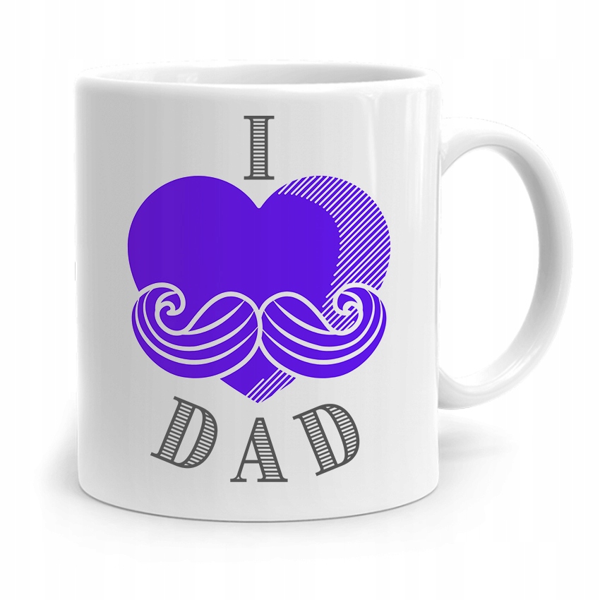 Kubek Prezent Na Dzień Ojca Dla Taty I Love Dad Z Nadrukiem Ze Zdjęciem