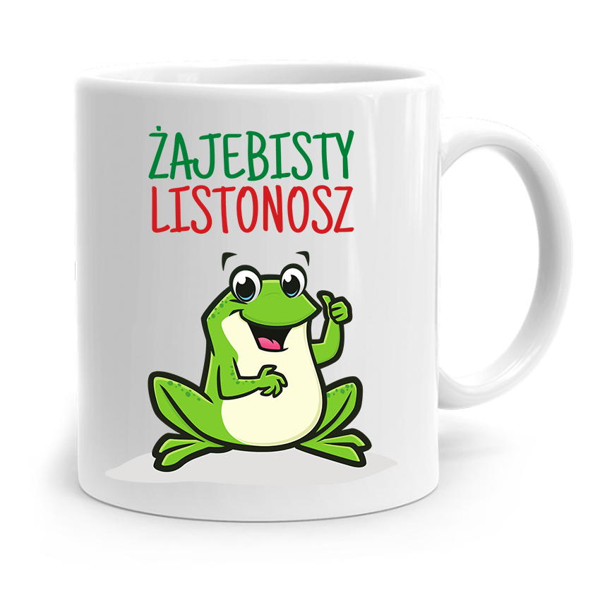 Kubek Prezent Dla Listonosza Żajebisty Listonosz Z Nadrukiem Ze Zdjęciem