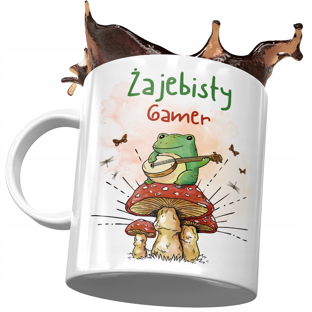 Kubek Dla Gamera Żajebisty Gamer Prezent Z Nadrukiem Ze Zdjęciem