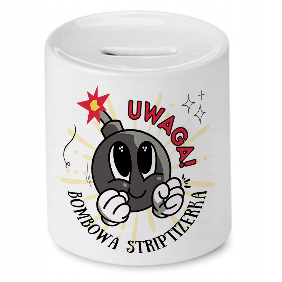 Dla Striptizerki Skarbonka Na Urodziny Na Prezent Z Nadrukiem Ze Zdjęciem