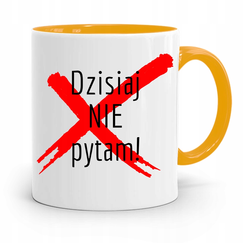 Kubek Złoty Prezent Dzień Nauczyciela Nie Pytam Z Nadrukiem Ze Zdjęciem