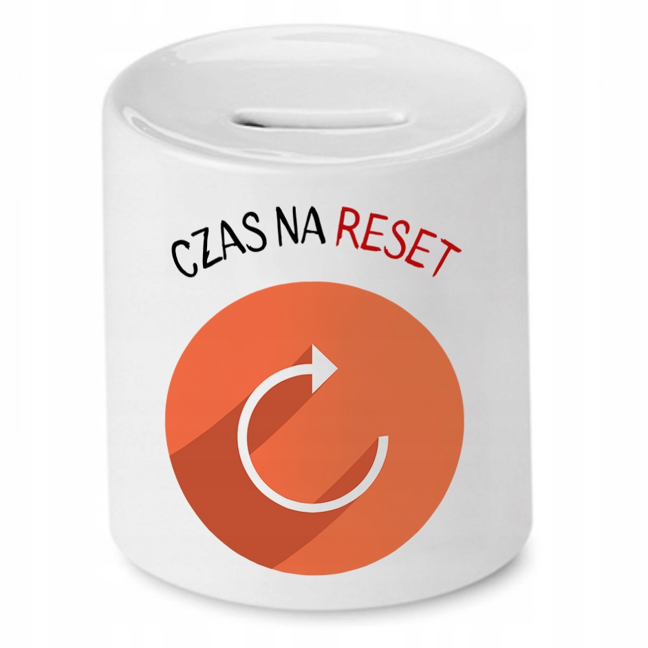 Skarbonka Informatyka Proramisty Czas Na Reset Z Nadrukiem Ze Zdjęciem