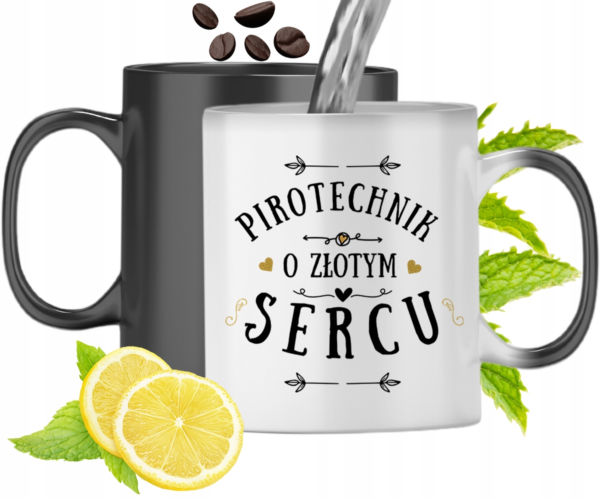 Dla Pirotechnika Kubek Magiczny Na Prezent Z Nadrukiem Ze Zdjęciem