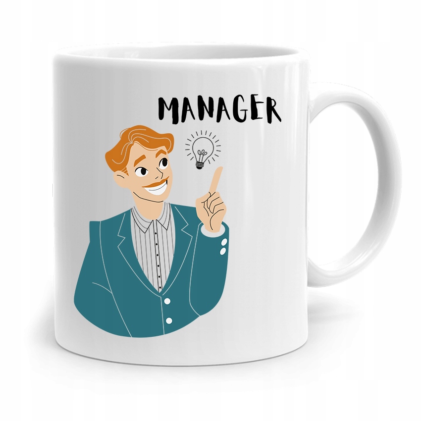 Kubek Prezent Dla Kierownika Menager Z Nadrukiem Ze Zdjęciem