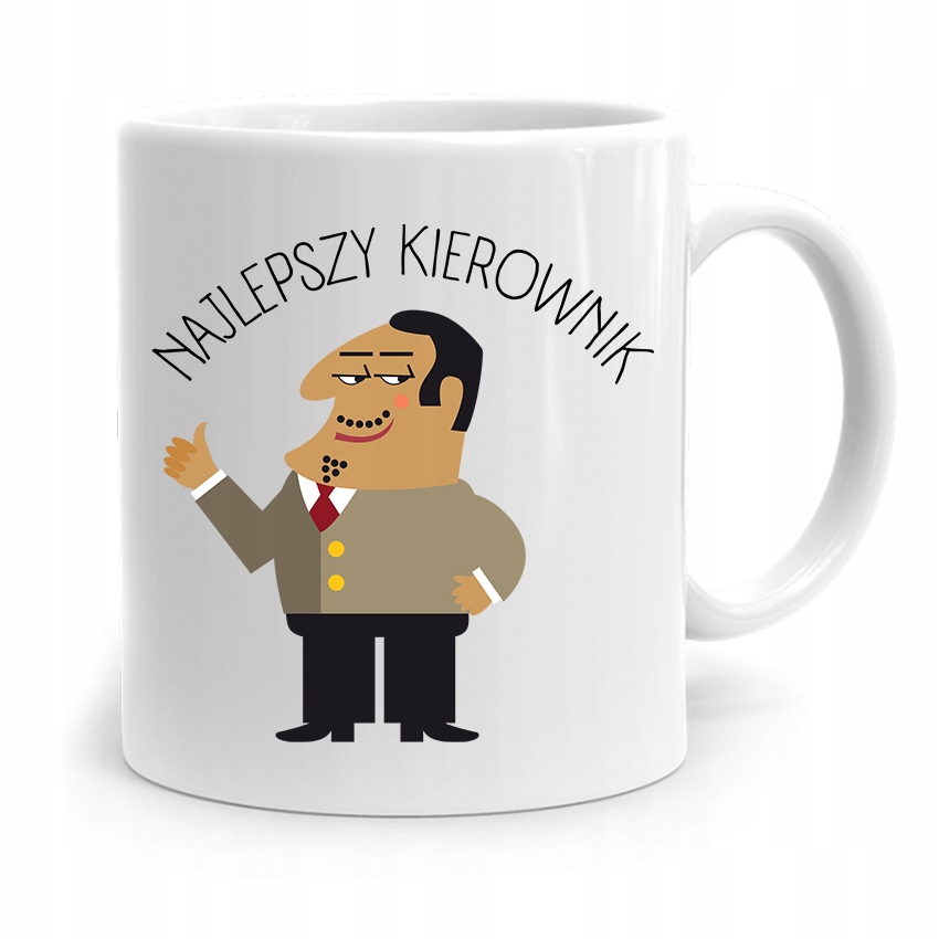 Kubek Prezent Dla Kierownika Najlepszy Kierownik Z Nadrukiem Ze Zdjęciem