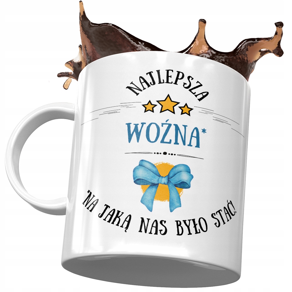 Kubek Dla Woźnej Najlepsza Woźna Prezent Z Nadrukiem Ze Zdjęciem