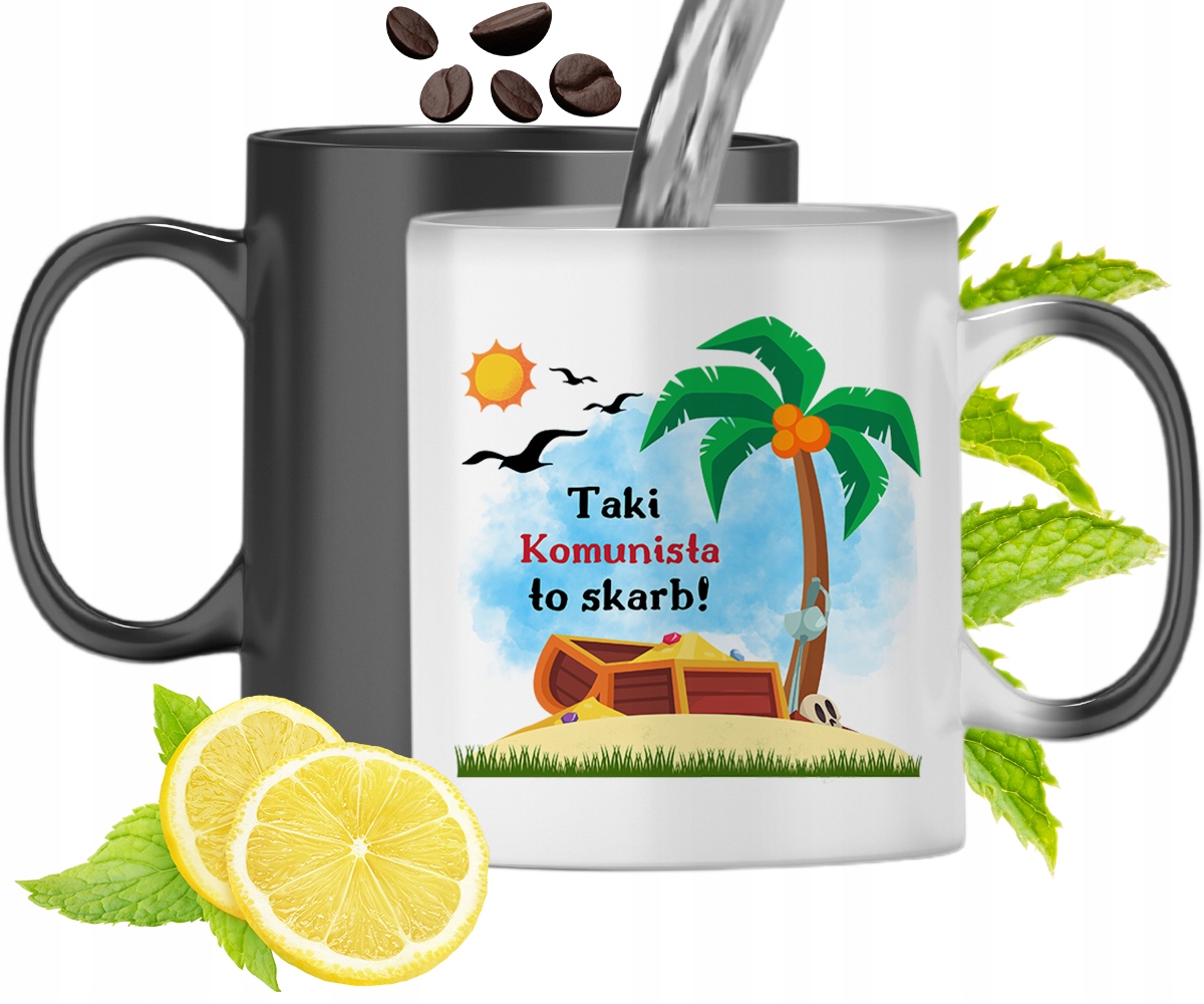 Dla Komunisty Kubek Magiczny Na Urodziny Prezent Z Nadrukiem Ze Zdjęciem