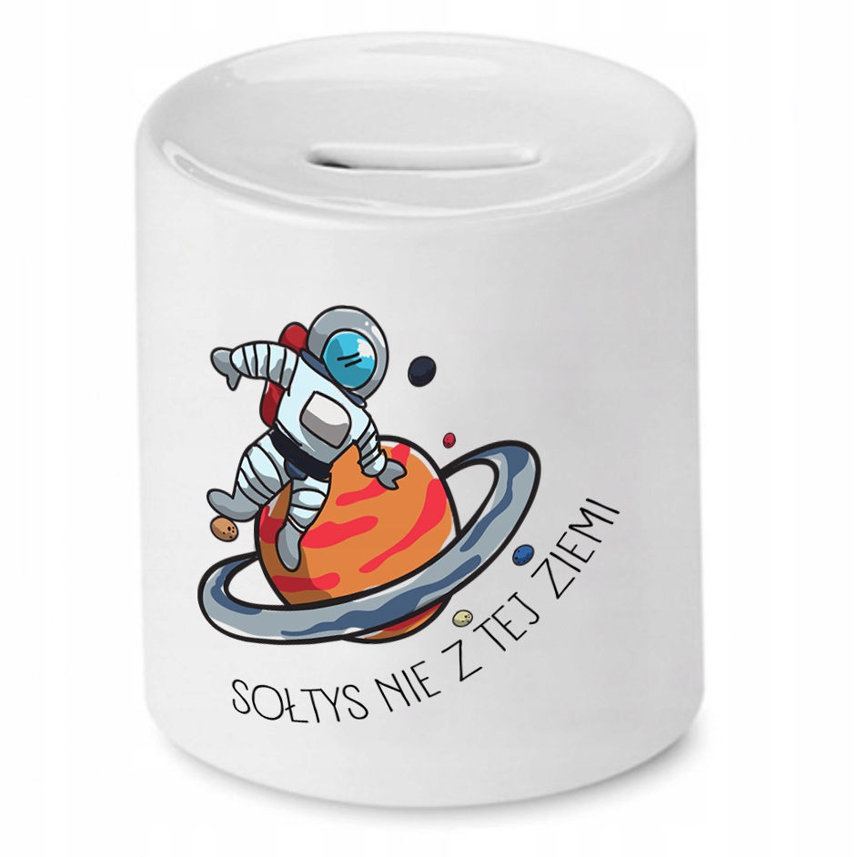 Skarbonka Prezent Dla Sołtysa Nie Z Tej Ziemi Z Nadrukiem Ze Zdjęciem