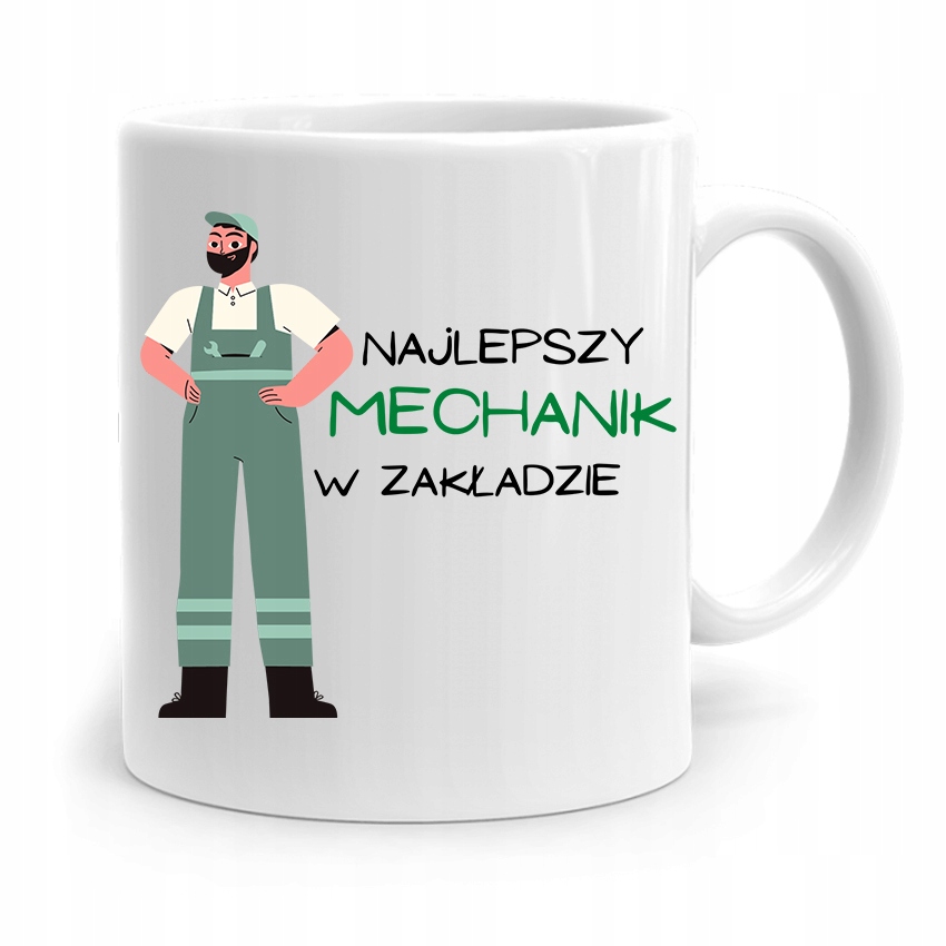 Kubek Prezent Dla Mechanika Najlepszy Mechanik Z Nadrukiem Ze Zdjęciem