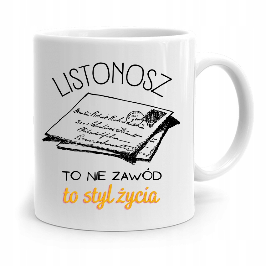 Kubek Prezent Dla Listonosza To Styl Życia Z Nadrukiem Ze Zdjęciem