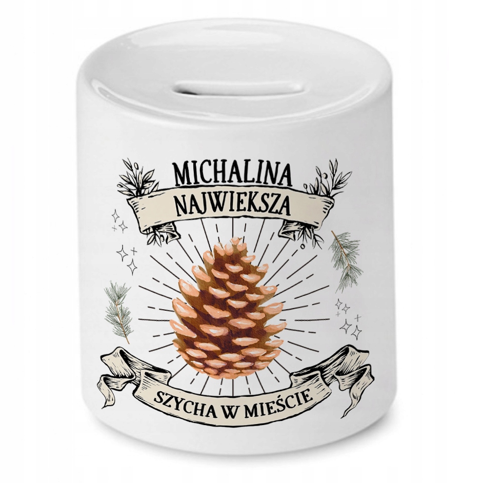 Skarbonka Dla Michaliny Na Urodziny Prezent Z Nadrukiem Ze Zdjęciem