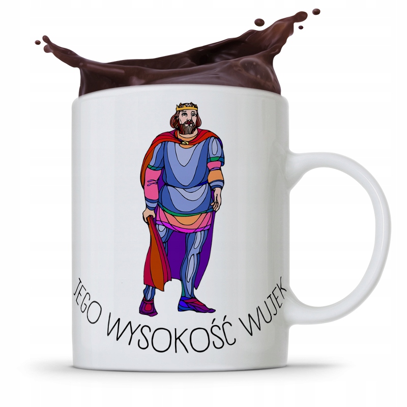 Kubek Prezent Dla Wujka Jego Wysokość Wujek Z Nadrukiem Ze Zdjęciem