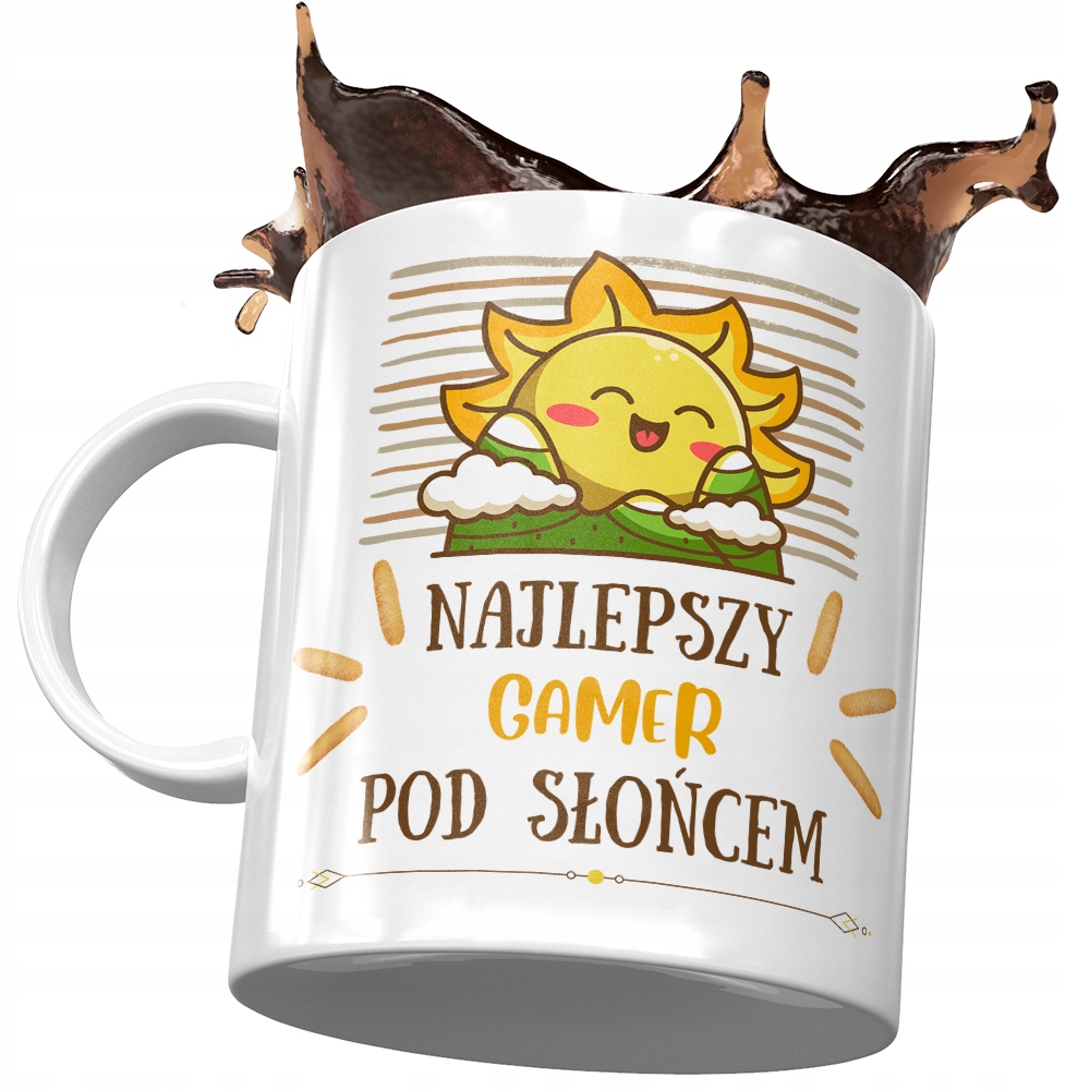 Dla Gamera Kubek Na Urodziny Imieniny Na Prezent Z Nadrukiem Ze Zdjęciem