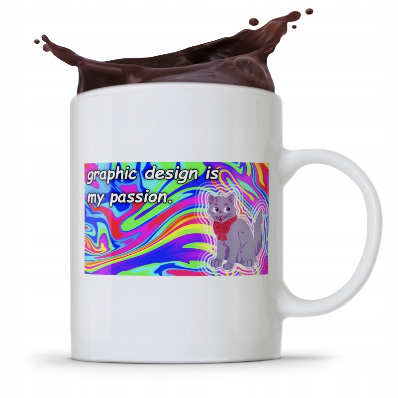 Kubek Dla Grafika Graphic Design Is My Passion Z Nadrukiem Ze Zdjęciem