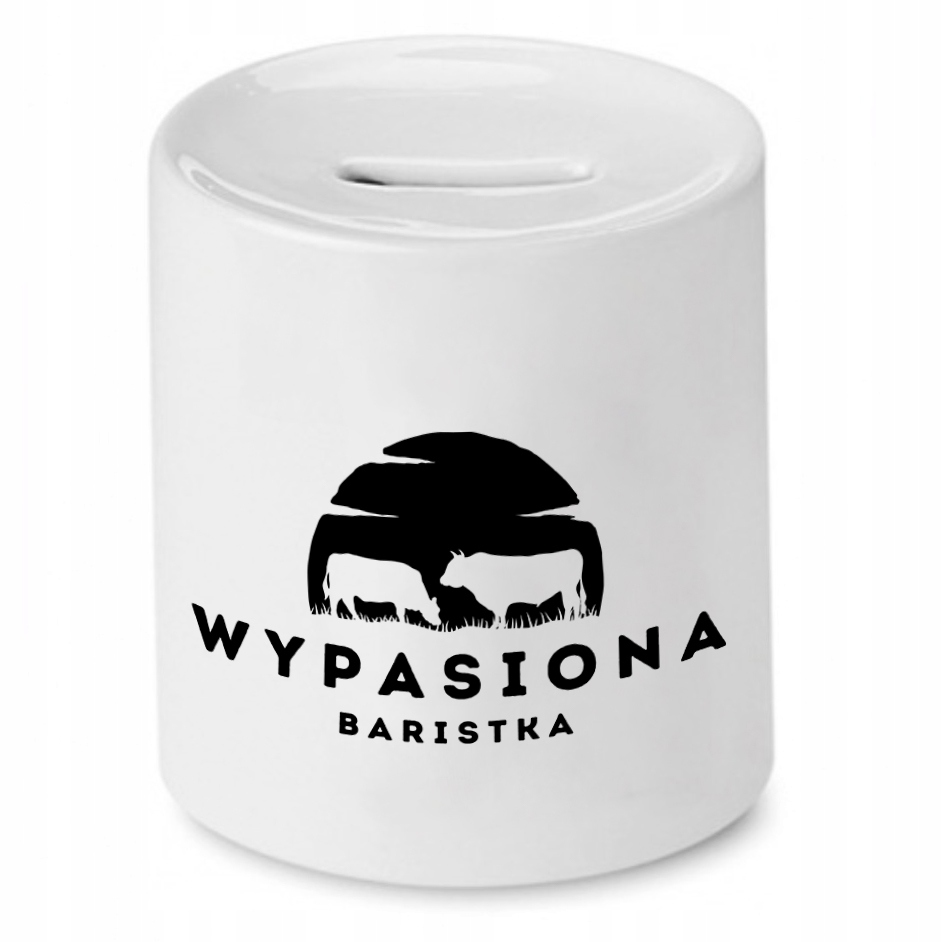 Dla Baristy Prezent Skarbonka Wypasiona Baristka Z Nadrukiem Ze Zdjęciem