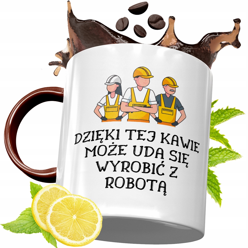 Kubek Bordowy Dla Pracownika Na Urodziny Prezent Z Nadrukiem Ze Zdjęciem