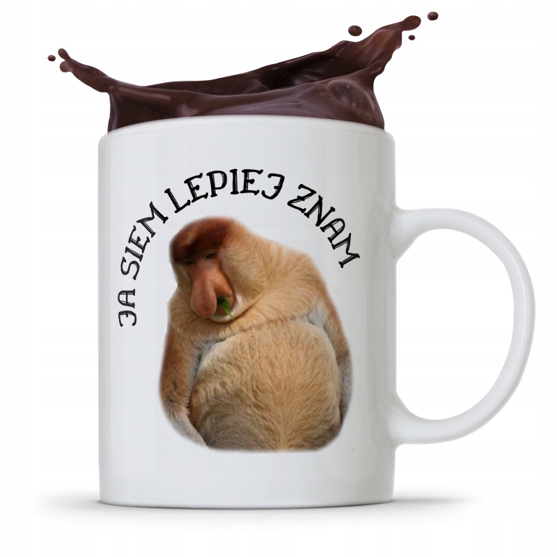 Kubek Śmieszny Janusz Nosacz Ja Siem Lepiej Znam Z Nadrukiem Ze Zdjęciem