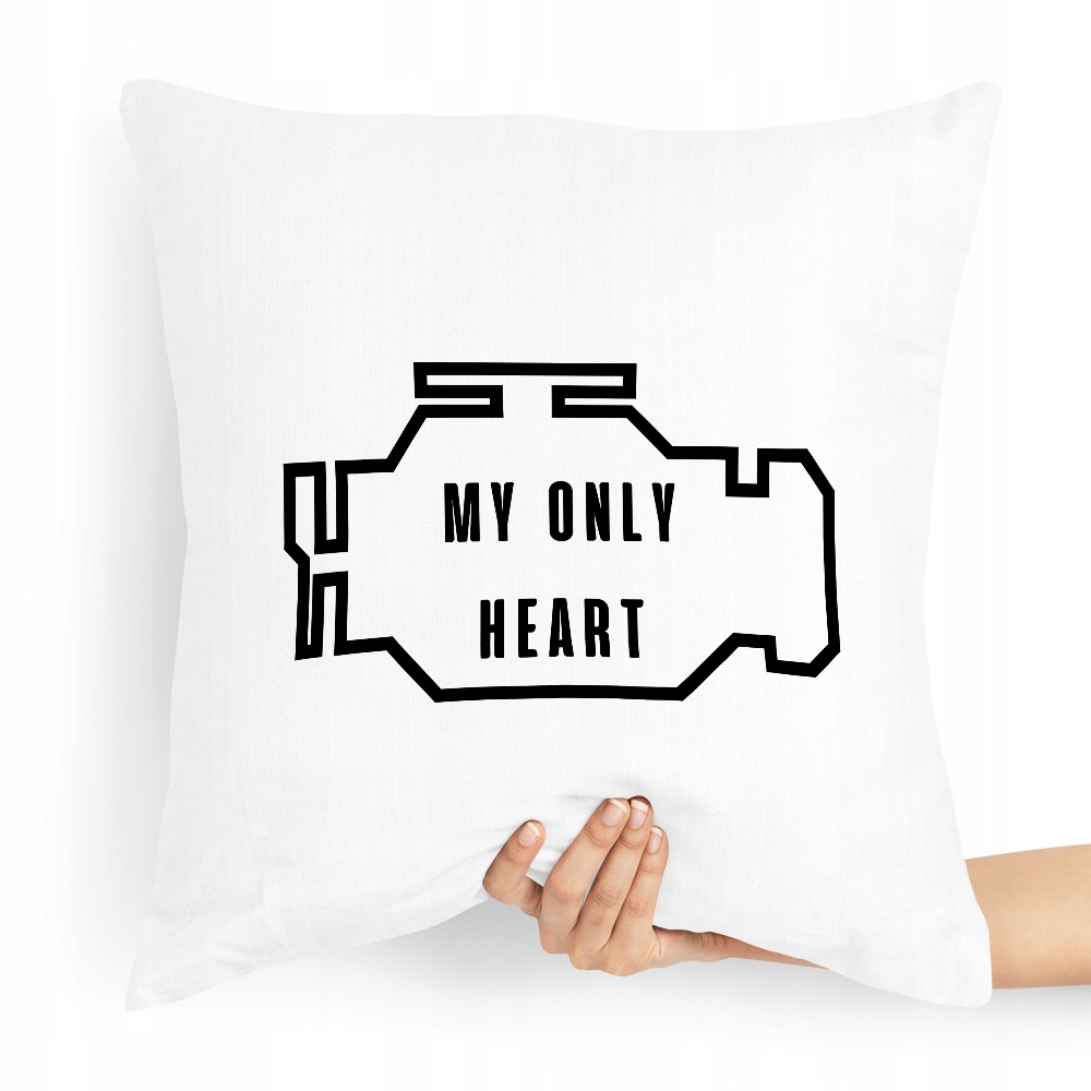 Poduszka Prezent Dla Mechanika My Only Heart Z Nadrukiem Ze Zdjęciem