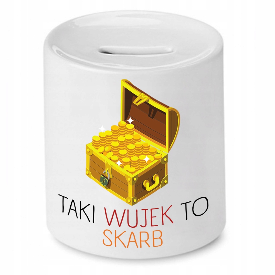 Skarbonka Dla Wujka Taki Wujek To Skarb Prezent Z Nadrukiem Ze Zdjęciem