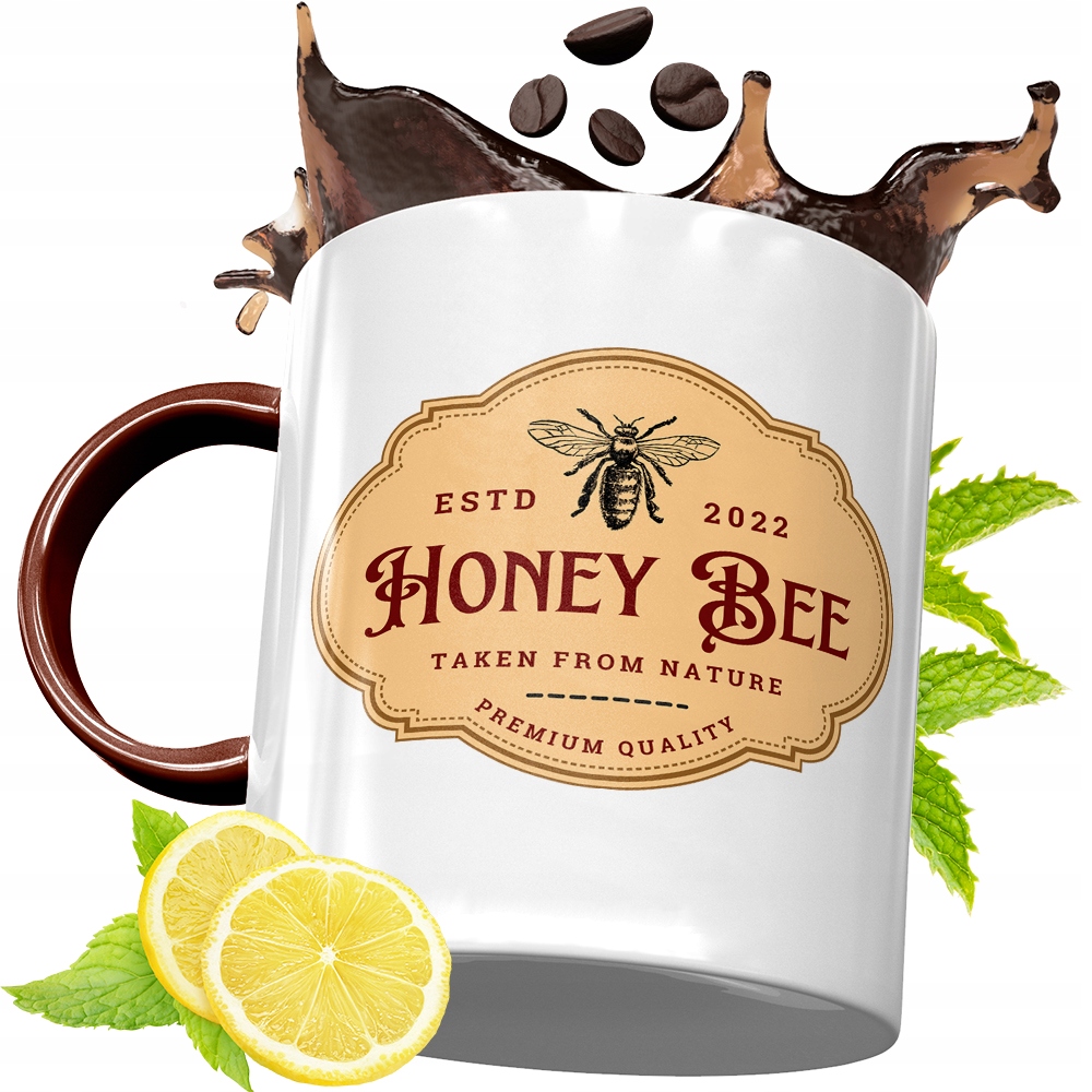 Kubek Bordowy Dla Pszczelarza Na Urodziny Prezent Z Nadrukiem Ze Zdjęciem