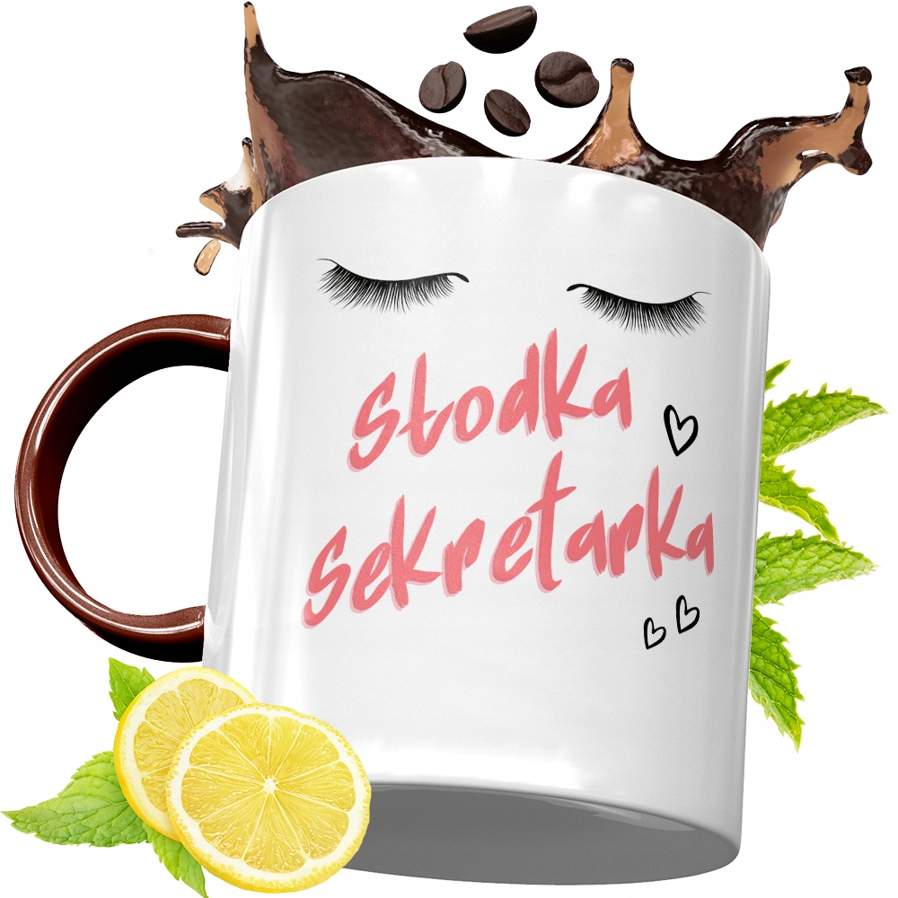 Kubek Bordowy Dla Sekretarki Na Urodziny Prezent Z Nadrukiem Ze Zdjęciem