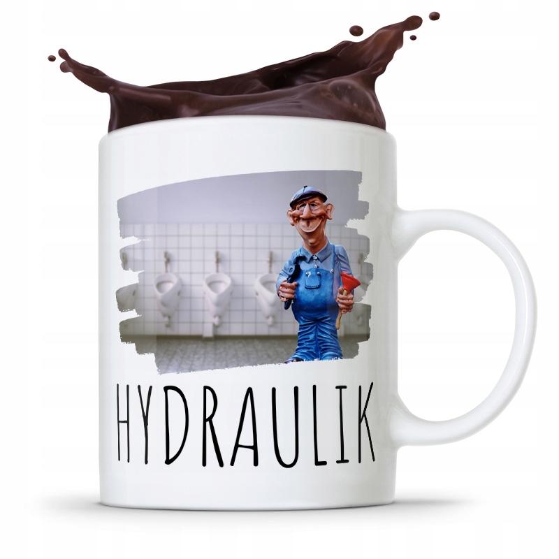 Kubek Prezent Dla Hydraulika Hydraulik Z Nadrukiem Ze Zdjęciem