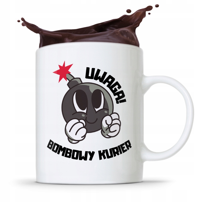 Kubek Prezent Dla Kuriera Bombowy Kurier Prezent Z Nadrukiem Ze Zdjęciem